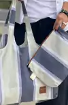 Bolso tusor con neceser
