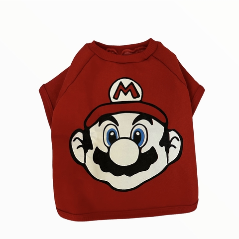 Buzo para perro Mario Rojo