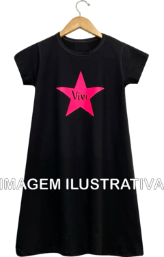 Kit 6 Pijamas Curtos Infantil Personalizados Festa do Pijama - comprar online