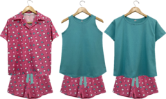 Pijama Feminino Curto Regata CORAÇÃO - comprar online