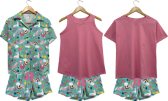 Pijama Feminino Curto Regata UNICÓRNIO - comprar online