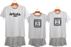 Pijama Menina Curto Filha OBRA DE ARTE