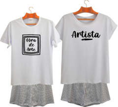 Pijama Masculino Curto PAI ARTISTA na internet