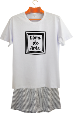 Pijama Menino Curto Filho OBRA DE ARTE