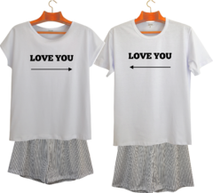 Pijama Masculino LOVE na internet