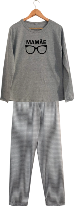 Pijama Feminino Longo ÓCULOS MAMÃE