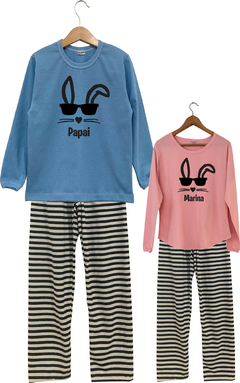Pijama Menina Longo COELHO ÓCULOS na internet