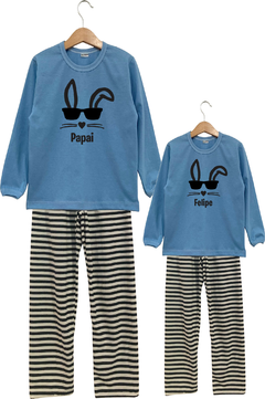 Pijama Masculino Longo COELHO ÓCULOS na internet