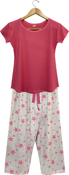 Pijama Feminino Capri Viscolycra ESTRELA