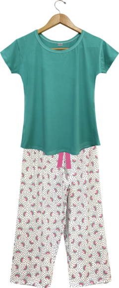 Pijama Feminino Capri Viscolycra MELANCIA