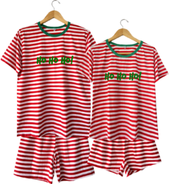 Pijama Masculino NATAL LISTRADO HO HO HO na internet
