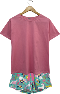 Pijama Menina Curto UNICÓRNIO