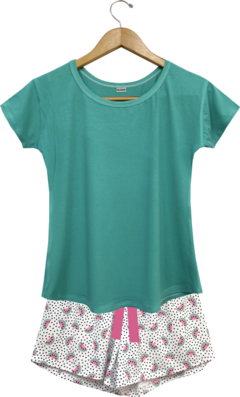 Pijama Feminino Curto Viscolycra MELANCIA