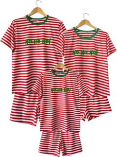 Pijama Masculino NATAL LISTRADO HO HO HO - Tear Pijamas