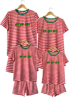Pijama Masculino NATAL LISTRADO HO HO HO - loja online