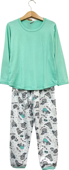 Pijama Menina Longo PREGUIÇA