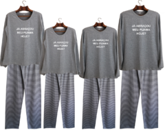 Pijama Feminino Longo JÁ ABRAÇOU na internet