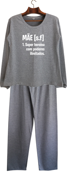 Pijama Feminino Longo MÃE