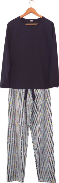 Pijama Feminino Longo POÁ LISTRADO
