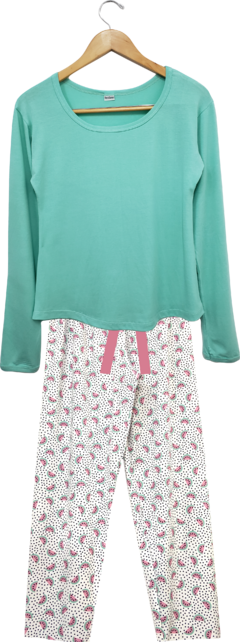 Pijama Feminino Longo Viscolycra Melancia