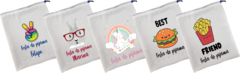 Kit 12 Pijamas Curtos Infantil Personalizados Festa do Pijama - loja online