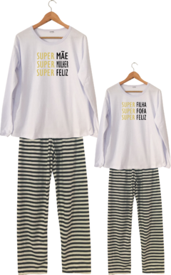 Pijama Menina Longo FILHA FELIZ na internet