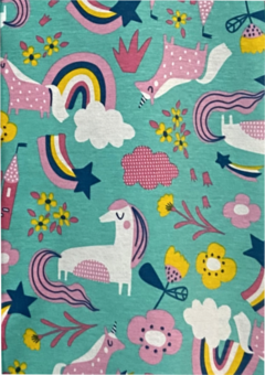 Pijama Menina Longo UNICÓRNIO - comprar online