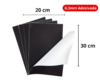Manta Magnética Adesivada A4 0.3mm Pacote com 5 folhas