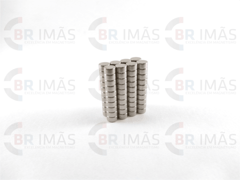 Imã Neodímio N35 Ø6x3mm - Disco - comprar online