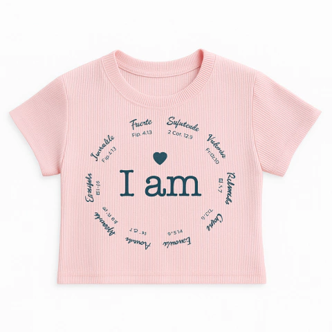 Remera top crop Soy - comprar online