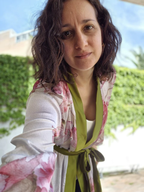 Kimono de seda Santa Rita