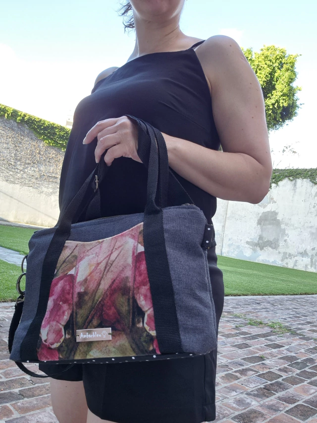 Cartera Modelo Alma - Estampa Manzano — imagen 2
