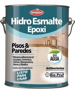 Hidroesmalte Gris Epoxi Pisos Y Paredes X 4 Lts