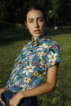 Camisa Flora - comprar online