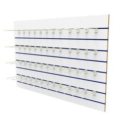 Painel Canaletado Mdf 1,35x90cm branco mdf 18mm - comprar online
