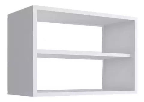 Nicho Retangular Prateleira Decorativo Branco 60x40x20 - Mdf