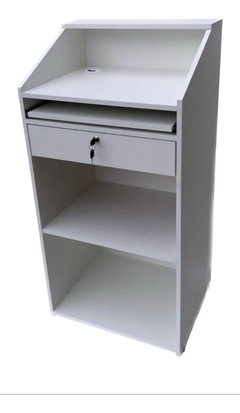 Balcão Caixa Vallet Para Computador Com Porta Teclado Mdf na internet