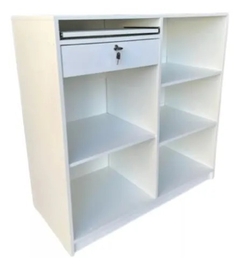 Balcão Caixa Em Mdf Lojas Farmácias Recepção Petshop 1,00 Mt - comprar online