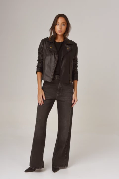 Imagen de Campera de cuero vacuno ROCKER Standard personalizada