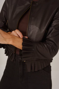 Campera de cuero vacuno CARIBE Standard personalizada