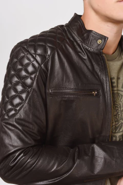 Campera de cuero vacuno BECKHAM Standard personalizada - tienda online