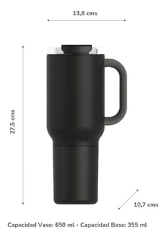 Vaso Termico Asobu Duplex 660 Ml + 360 Ml Doble Compartimien - tienda online