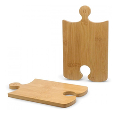 Tabla De Picar Set De Dos Tablas De Bambú Puzzle Gato