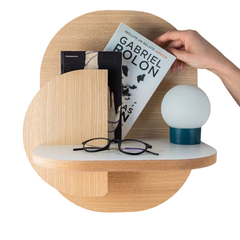 Mesa De Luz Flotante Otto Escandinava Nordica - comprar online