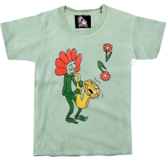 Remera Florecer verde