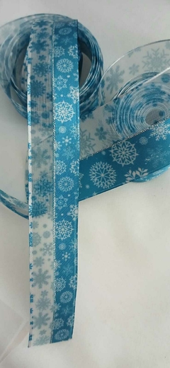 Organza Flocos de neve - N9 - 4 metros + N5 3metros