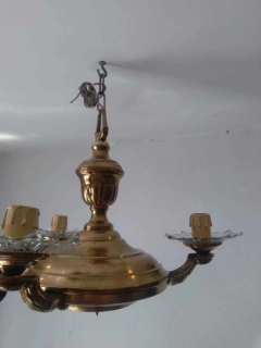 ARAÑA EN BRONCE 3 LUCES - ElectroFarcyEF