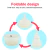 Copa Menstrual De Silicona Plegable Con Estuche Ecológica - comprar online