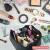 Organizador Elegante de Cosméticos Cuero Ecológico