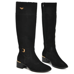 Bota Feminina Montaria Camurça Cano Longo Via Marte 098-025